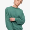 Bio-Oversize-Rundhals-Shirt – Kieferngrün