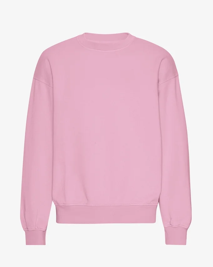 Bio-Oversize-Shirt mit Rundhalsausschnitt – Kirschblüte