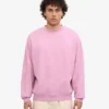 Bio-Oversize-Shirt mit Rundhalsausschnitt – Kirschblüte