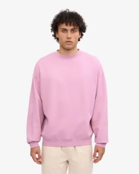 Bio-Oversize-Shirt mit Rundhalsausschnitt – Kirschblüte