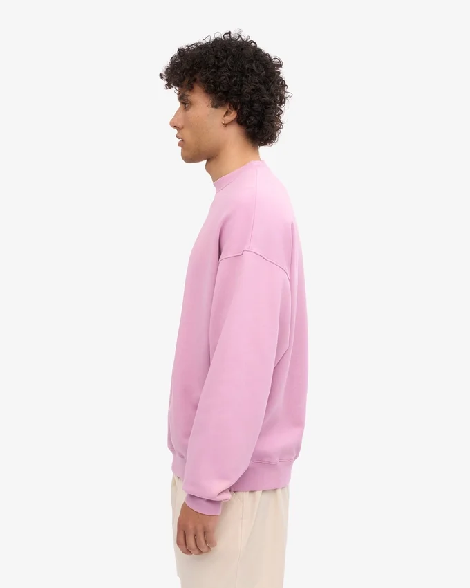 Bio-Oversize-Shirt mit Rundhalsausschnitt – Kirschblüte