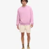Bio-Oversize-Shirt mit Rundhalsausschnitt – Kirschblüte
