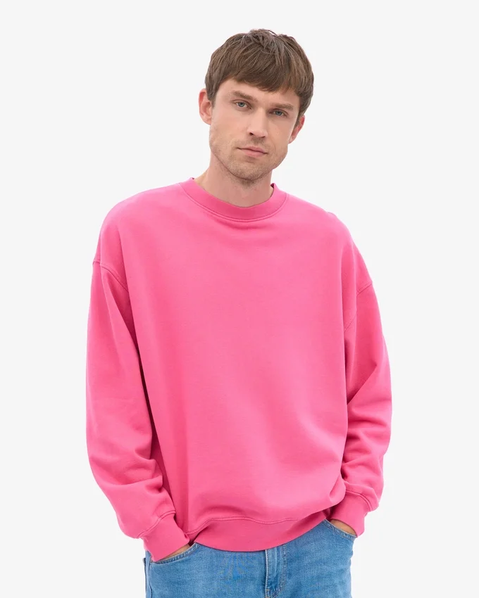 Bio-Oversize-Sweatshirt – Bubblegum-Pink