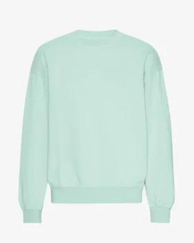 Bio-Oversize-Sweatshirt – Hellblau