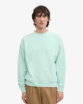 Bio-Oversize-Sweatshirt – Hellblau