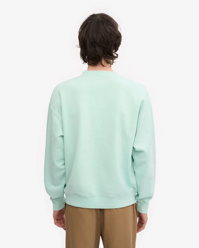 Bio-Oversize-Sweatshirt – Hellblau