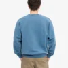 Bio-Oversize-Sweatshirt mit Rundhalsausschnitt – Faded Indigo