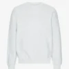 Bio-Oversize-Sweatshirt mit Rundhalsausschnitt – Snow Melange