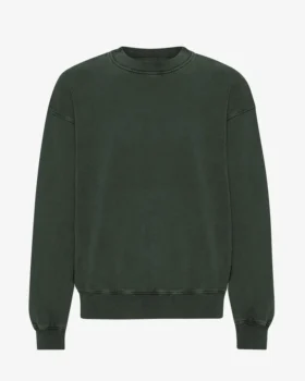 Bio-Oversize-Sweatshirt – Mitternachtsgrün