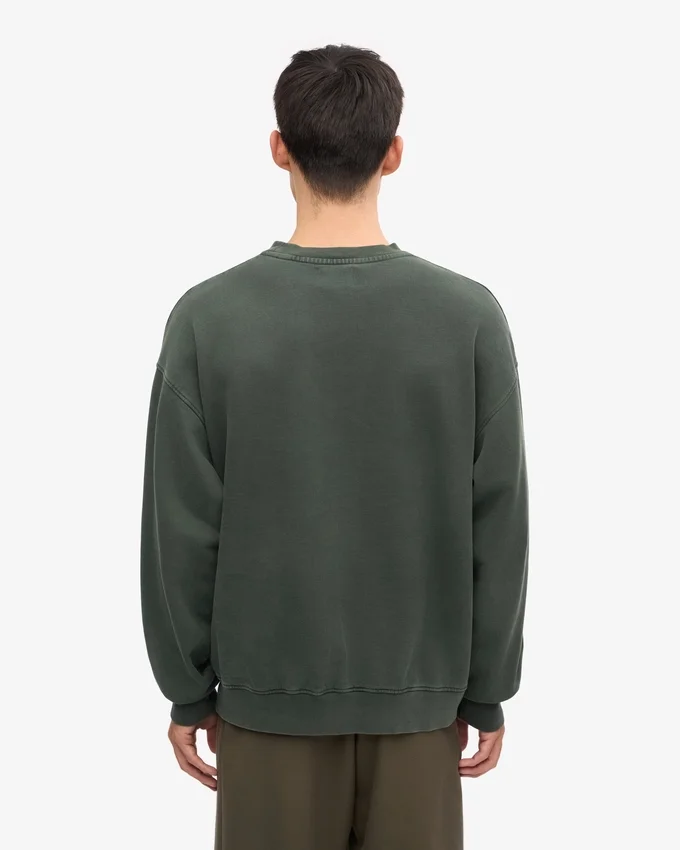 Bio-Oversize-Sweatshirt – Mitternachtsgrün