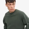 Bio-Oversize-Sweatshirt – Mitternachtsgrün