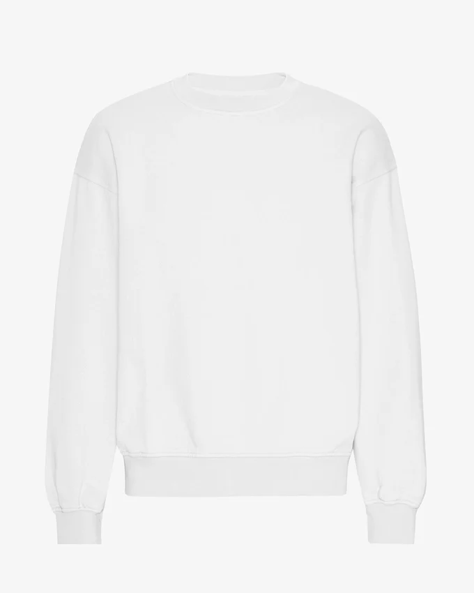 Bio-Oversize-Sweatshirt – Optisches Weiß