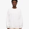 Bio-Oversize-Sweatshirt – Optisches Weiß
