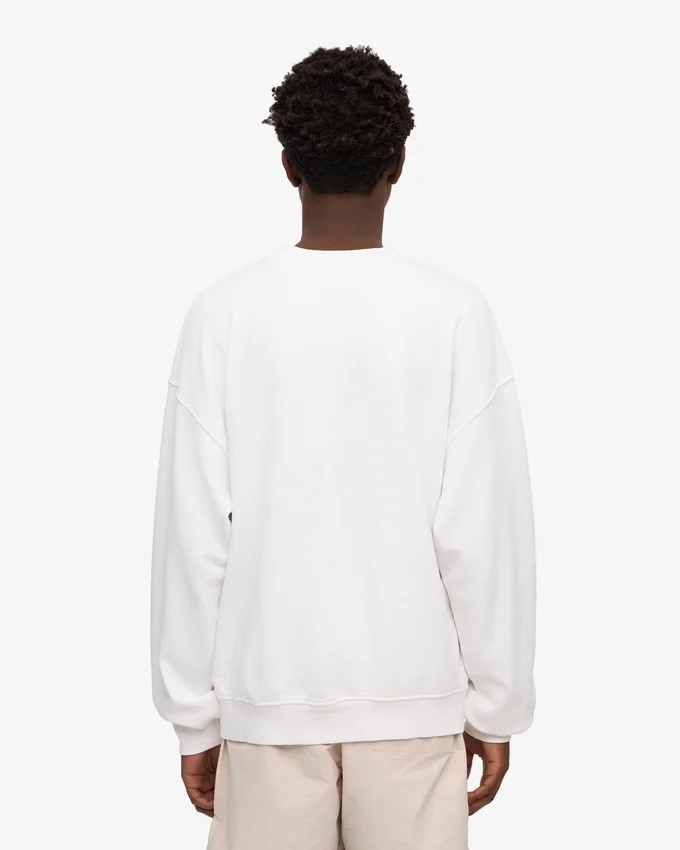 Bio-Oversize-Sweatshirt – Optisches Weiß