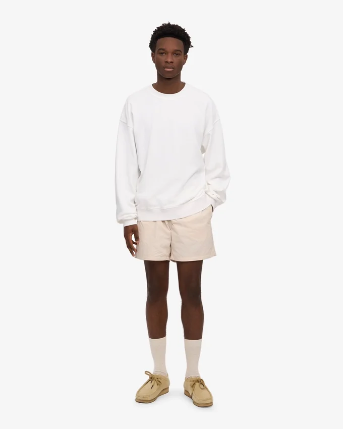Bio-Oversize-Sweatshirt – Optisches Weiß