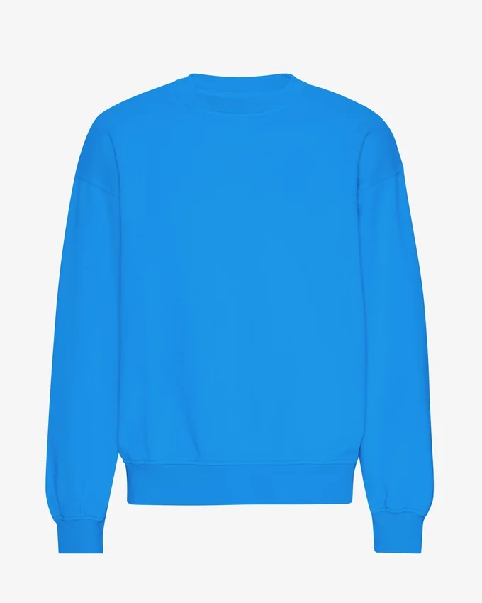 Bio-Oversize-Sweatshirt – Pazifikblau