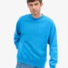Bio-Oversize-Sweatshirt – Pazifikblau