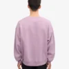 Bio-Oversize-Sweatshirt – Perlmutt-Lila