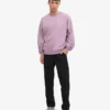 Bio-Oversize-Sweatshirt – Perlmutt-Lila