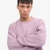 Bio-Oversize-Sweatshirt – Perlmutt-Lila