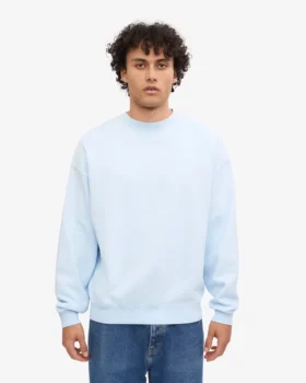 Bio-Oversize-Sweatshirt – Polarblau