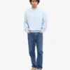 Bio-Oversize-Sweatshirt – Polarblau