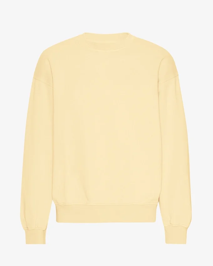 Bio-Oversize-Sweatshirt – Soft Yellow