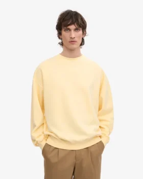 Bio-Oversize-Sweatshirt – Soft Yellow