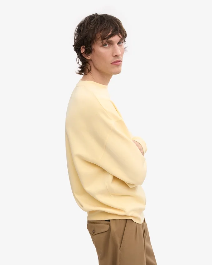 Bio-Oversize-Sweatshirt – Soft Yellow