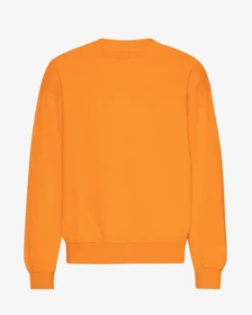 Bio-Oversize-Sweatshirt – Sonniges Orange