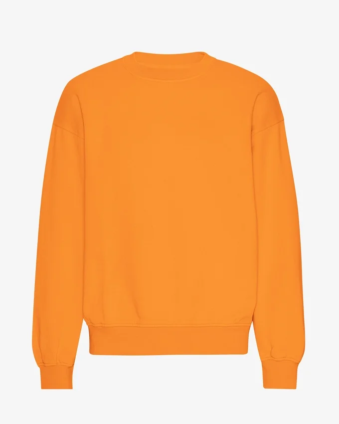 Bio-Oversize-Sweatshirt – Sonniges Orange