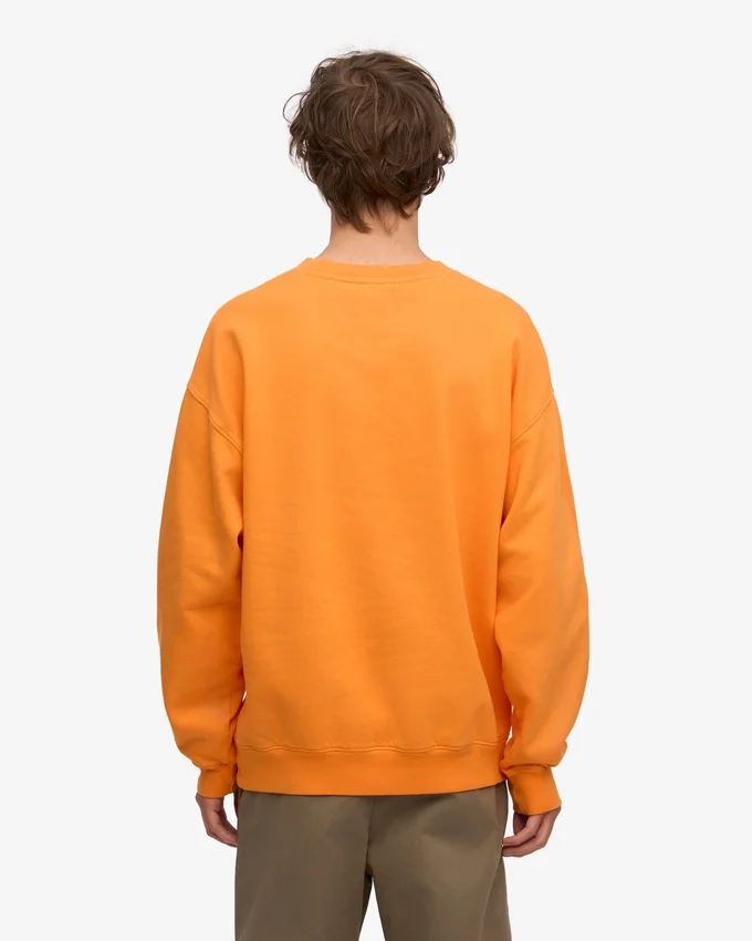 Bio-Oversize-Sweatshirt – Sonniges Orange