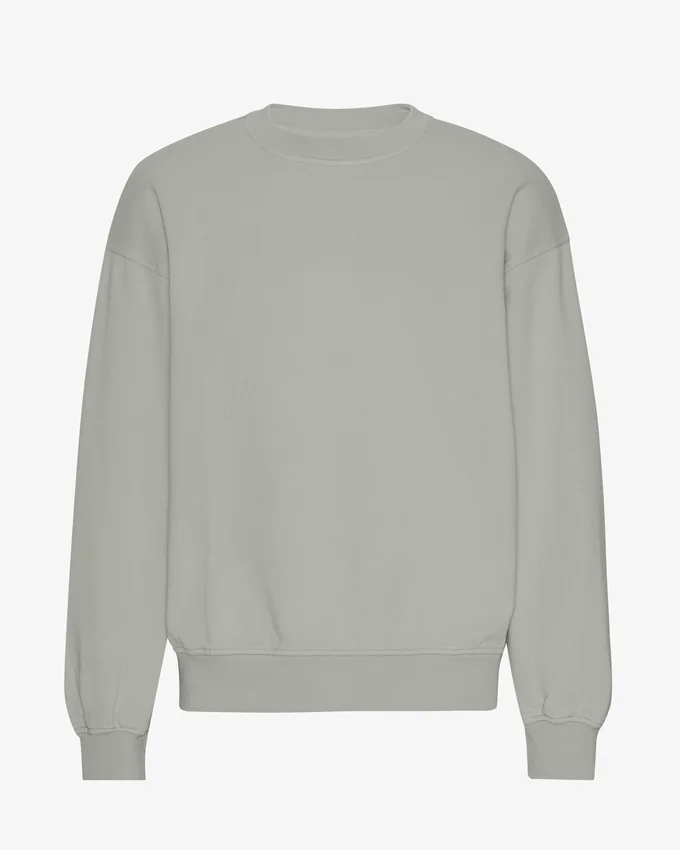 Bio-Oversize-Sweatshirt – Stahlblau