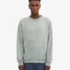 Bio-Oversize-Sweatshirt – Stahlblau