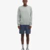 Bio-Oversize-Sweatshirt – Stahlblau