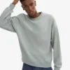 Bio-Oversize-Sweatshirt – Stahlblau