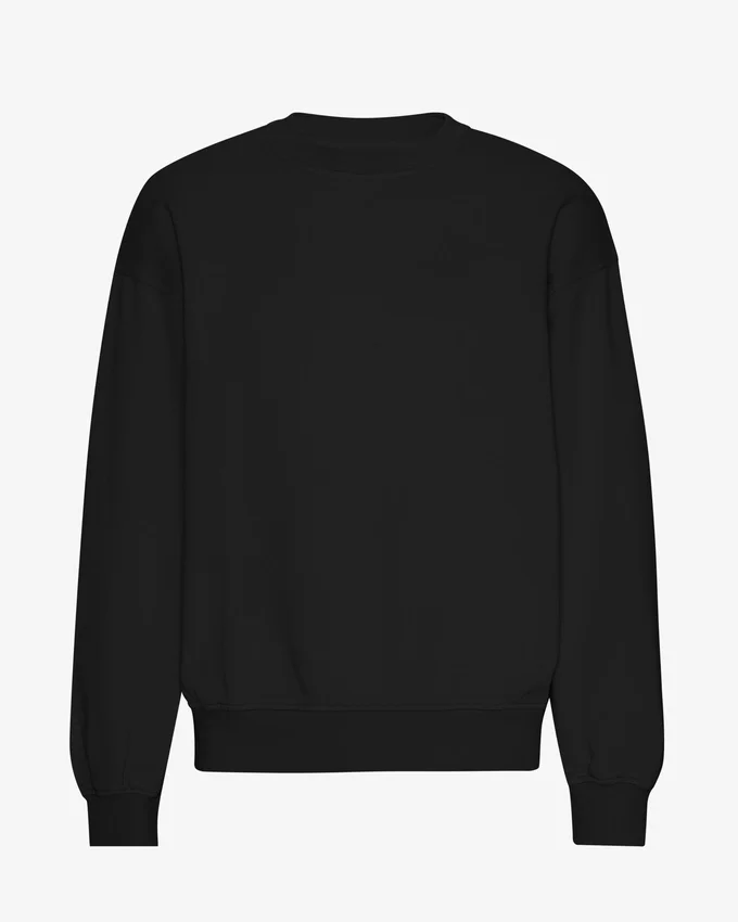 Bio-Oversize-Sweatshirt – Tiefschwarz