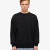 Bio-Oversize-Sweatshirt – Tiefschwarz
