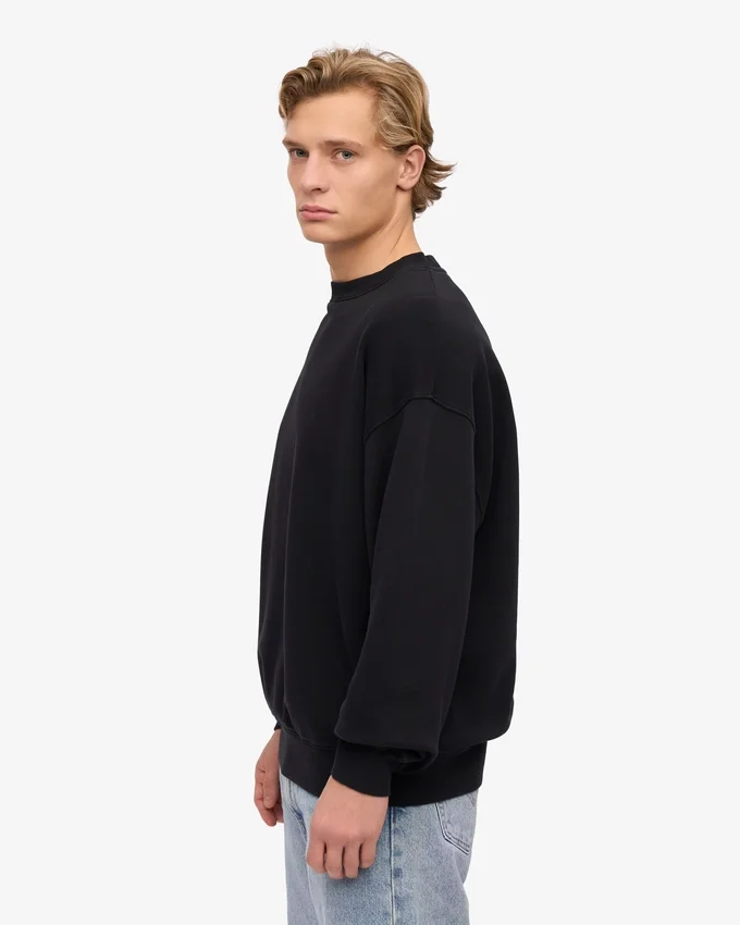 Bio-Oversize-Sweatshirt – Tiefschwarz