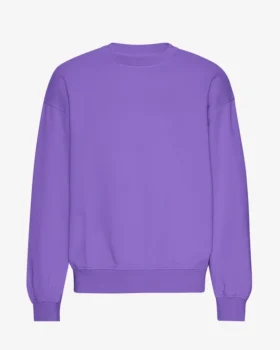 Bio-Oversize-Sweatshirt – Ultraviolett