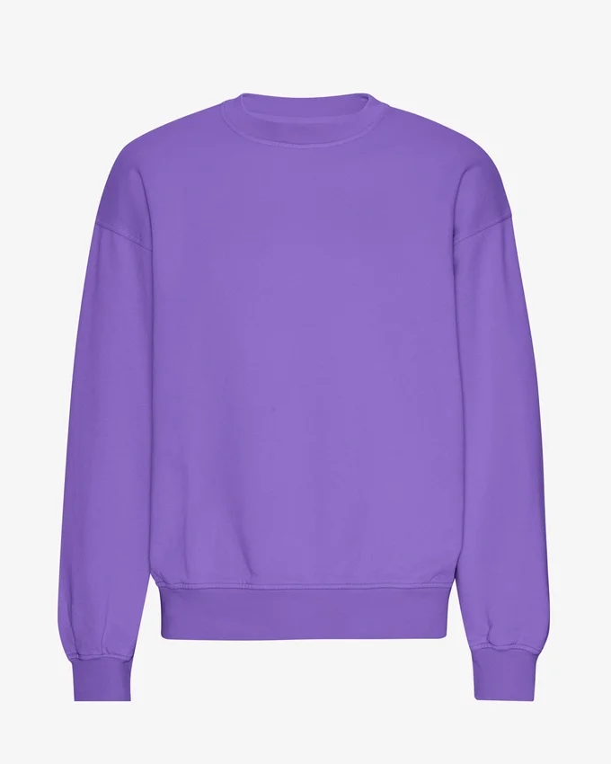 Bio-Oversize-Sweatshirt – Ultraviolett