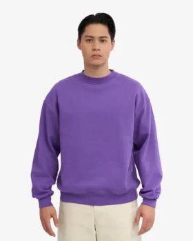 Bio-Oversize-Sweatshirt – Ultraviolett