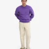 Bio-Oversize-Sweatshirt – Ultraviolett
