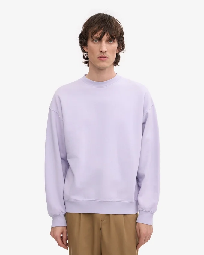 Bio-Oversize-Sweatshirt – Zartes Lavendel