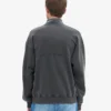 Bio-Pullover mit Troyer – Faded Black