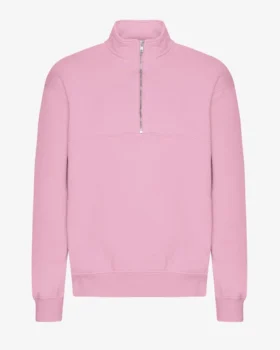 Bio-Pullover mit Troyer – Kirschblüte