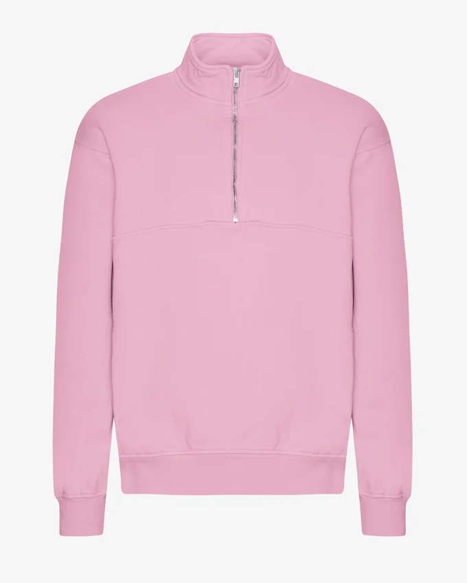 Bio-Pullover mit Troyer – Kirschblüte