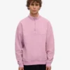 Bio-Pullover mit Troyer – Kirschblüte