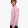 Bio-Pullover mit Troyer – Kirschblüte