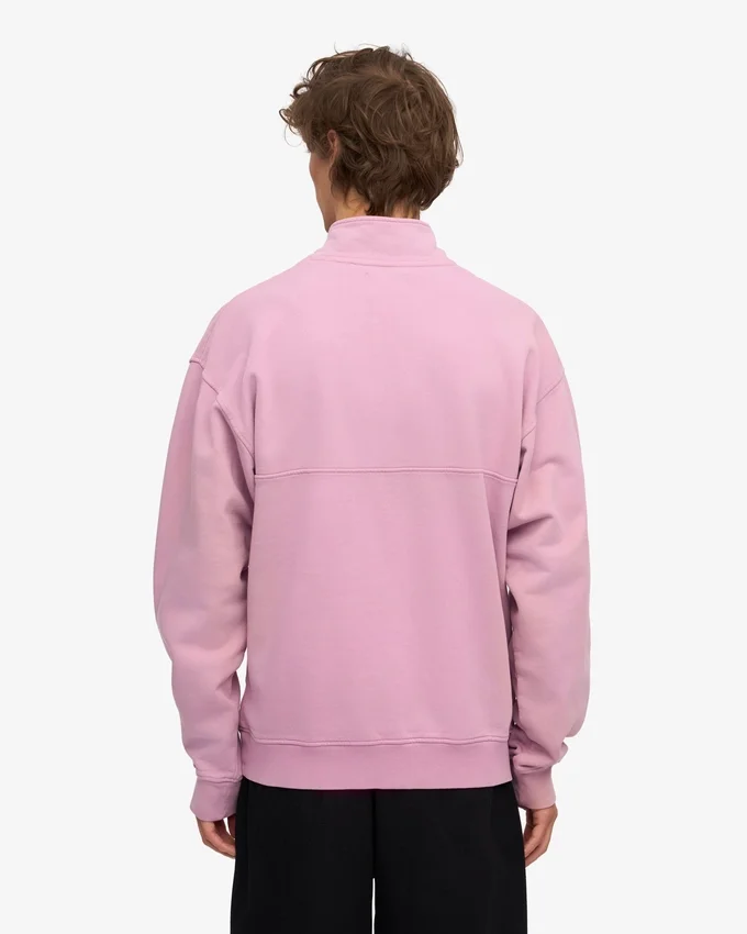 Bio-Pullover mit Troyer – Kirschblüte